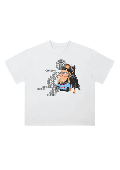 Chasing euros heavy tee