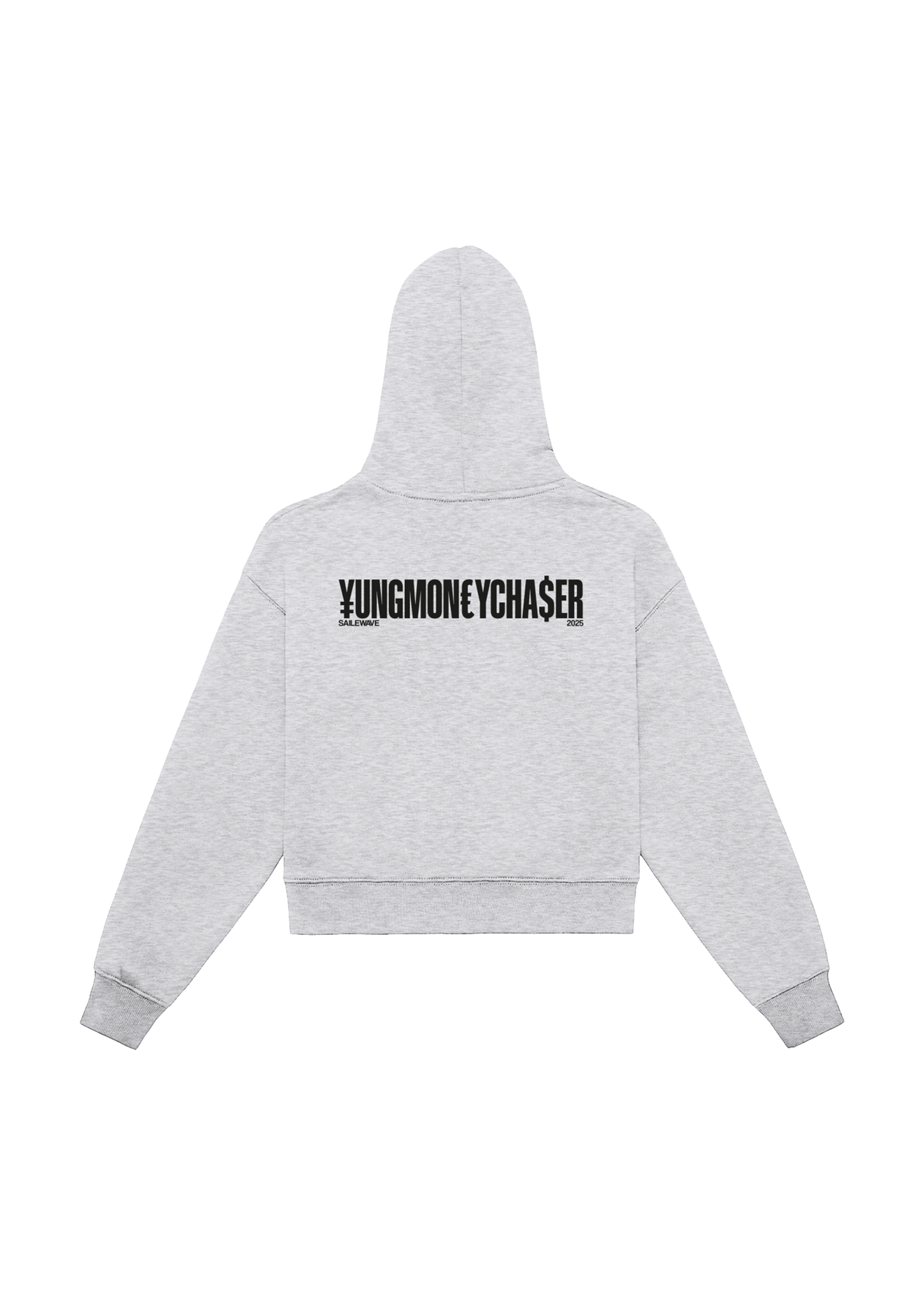 Sailewave YMC Cropped Hoodie Gray