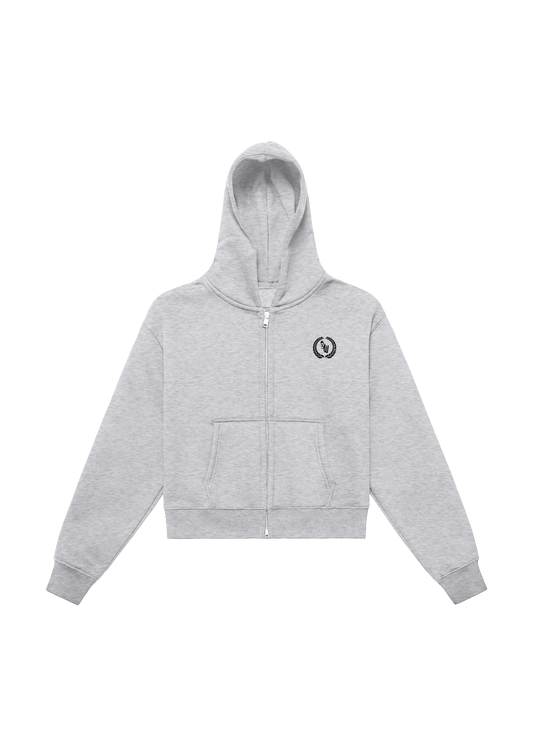 Sailewave YMC Cropped Hoodie Gray